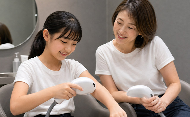 親子で脱毛